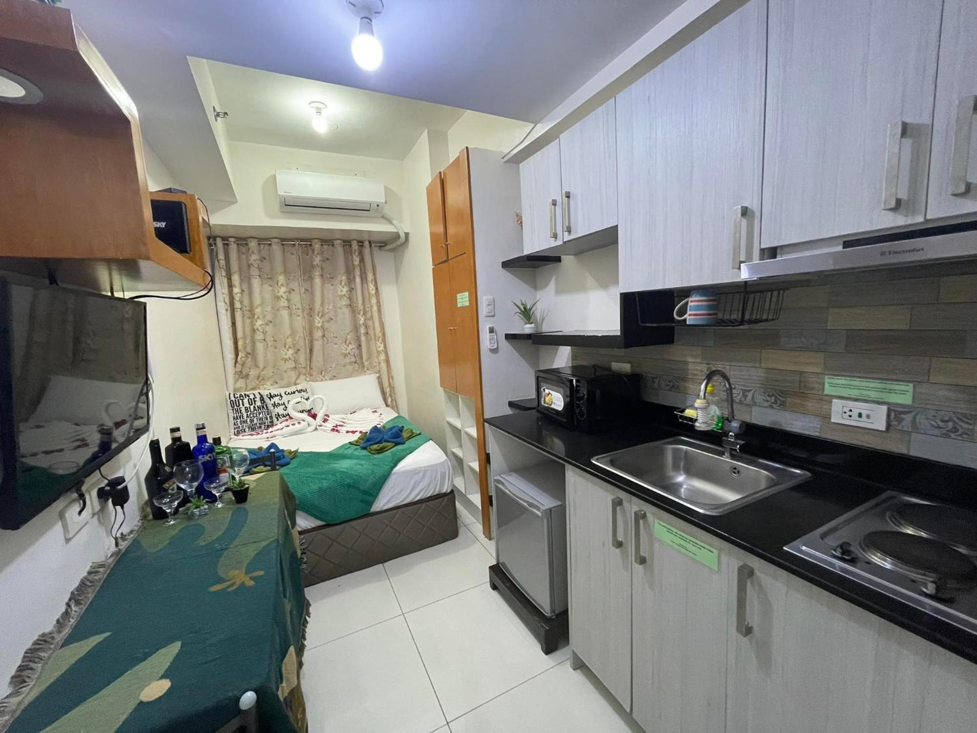 Green Residences Staycation By Pbyy Manila Oda fotoğraf